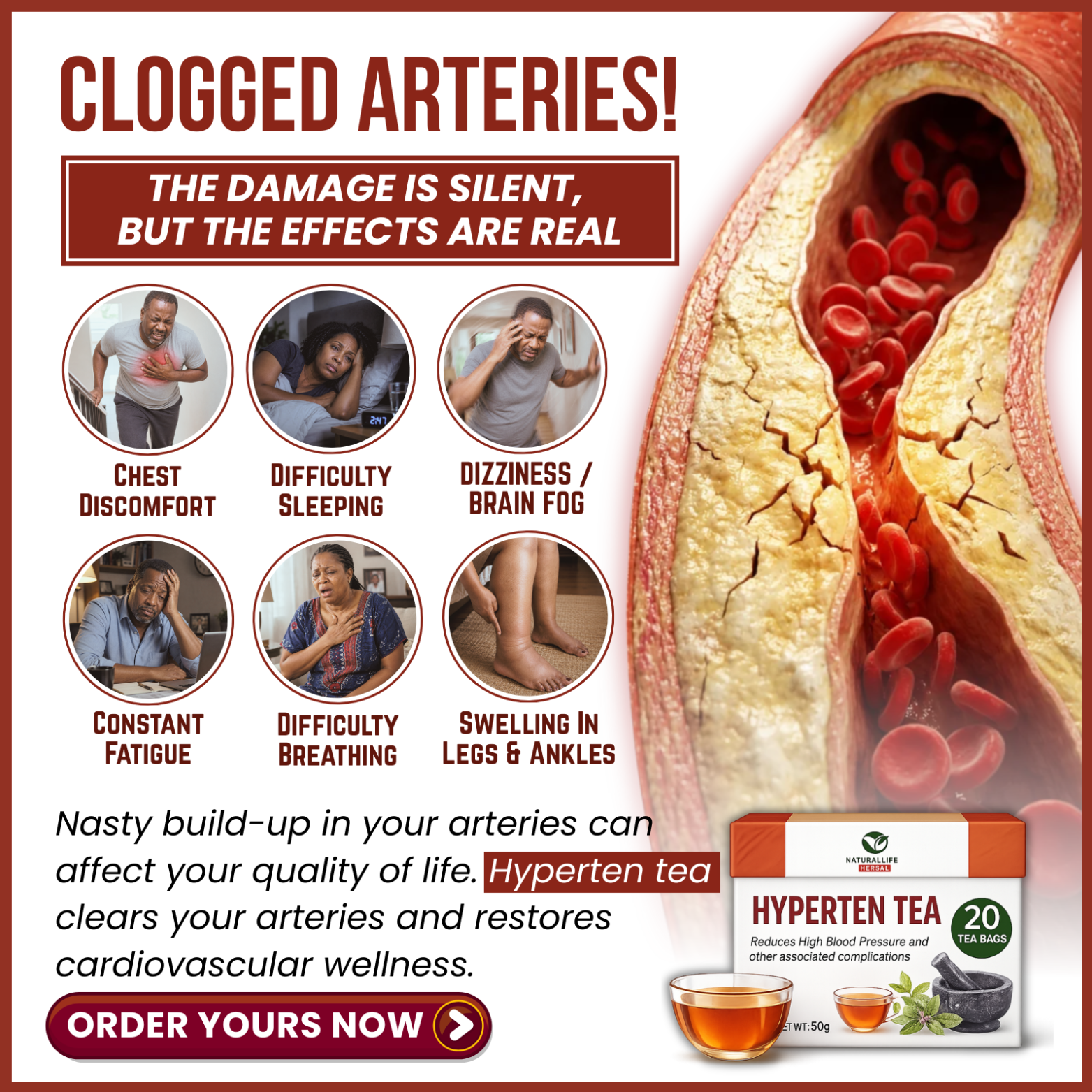 Nature's Gift Facebook ad: Tired of Relying on Pills? Let Nature Help You Restore…