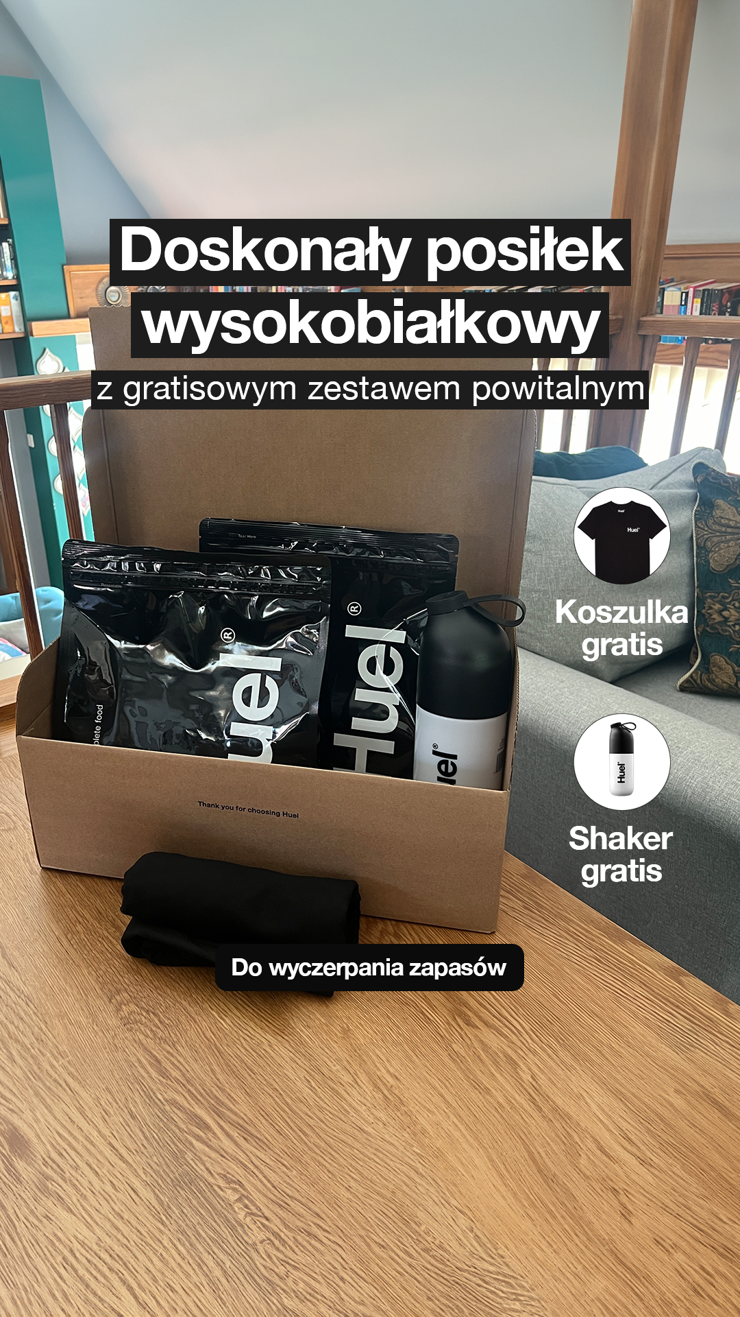 Huel Facebook ad