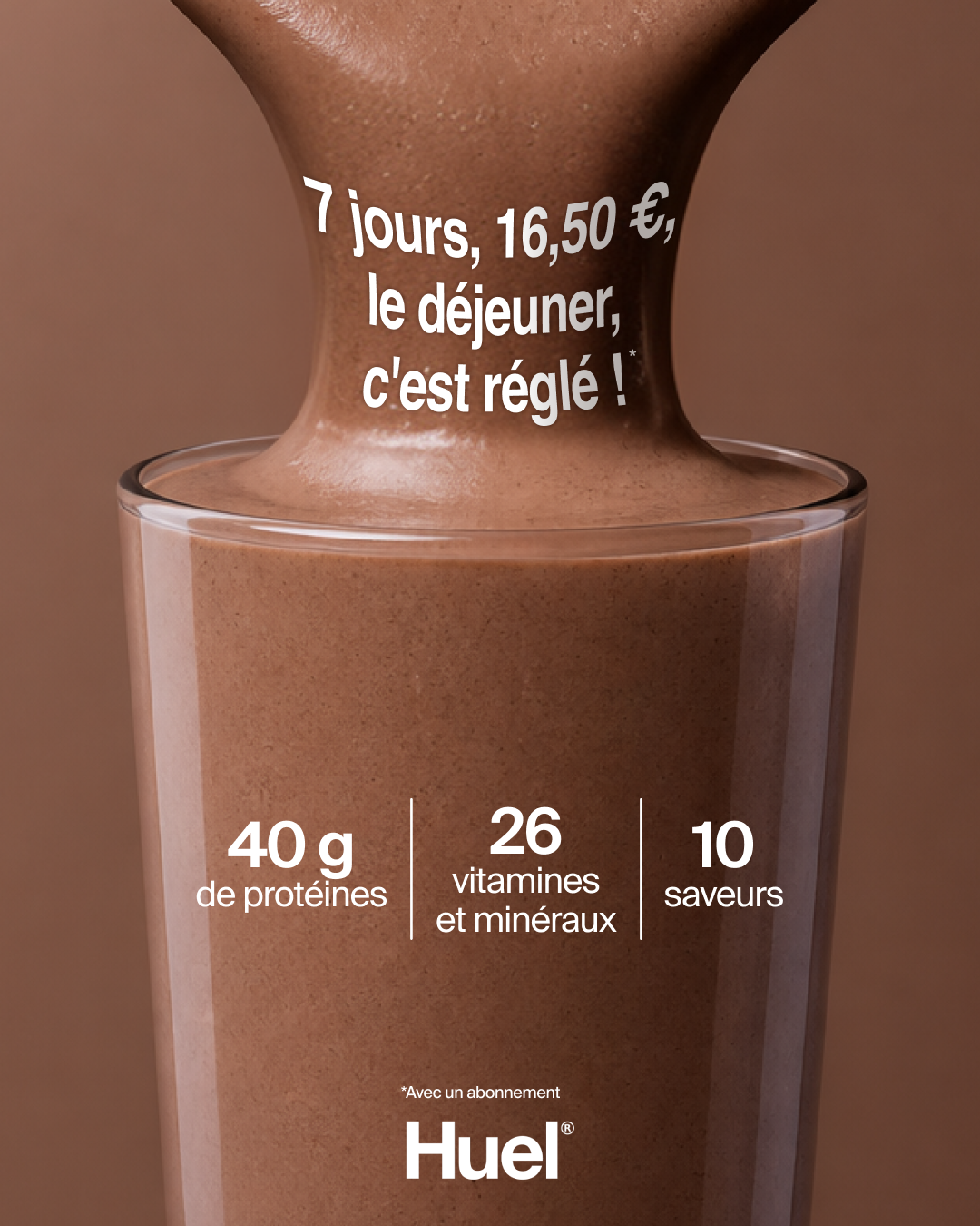 Huel Facebook ad