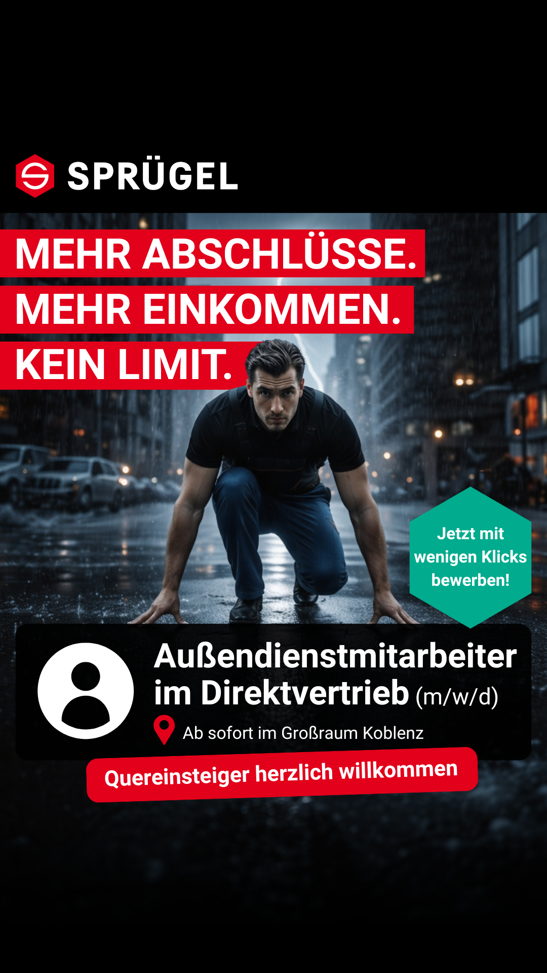 Deine neue Karriere Facebook ad