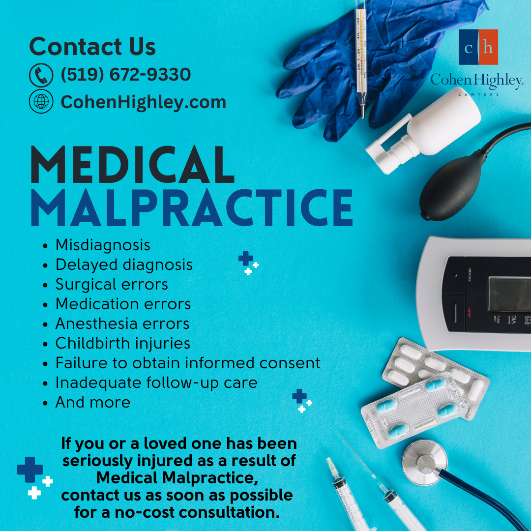 Cohen Highley LLP Facebook ad: Medical Malpractice