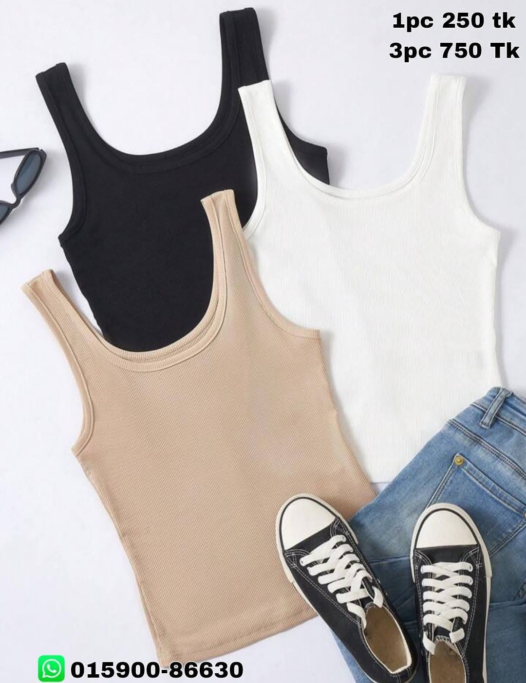 NiceMart'BD Facebook ad: Ladies’ Premium crop Tank Tops