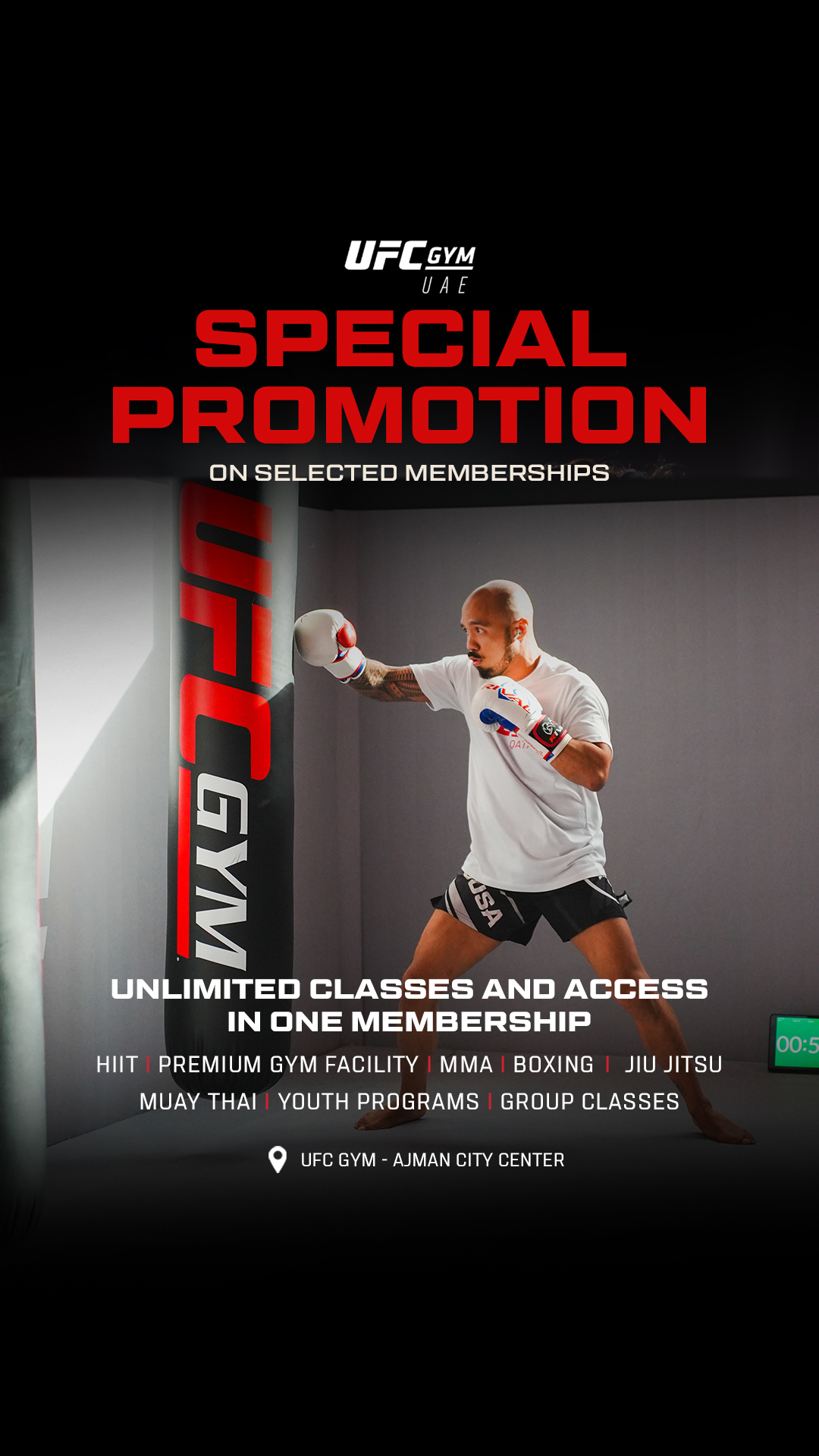 UFC GYM UAE Facebook ad