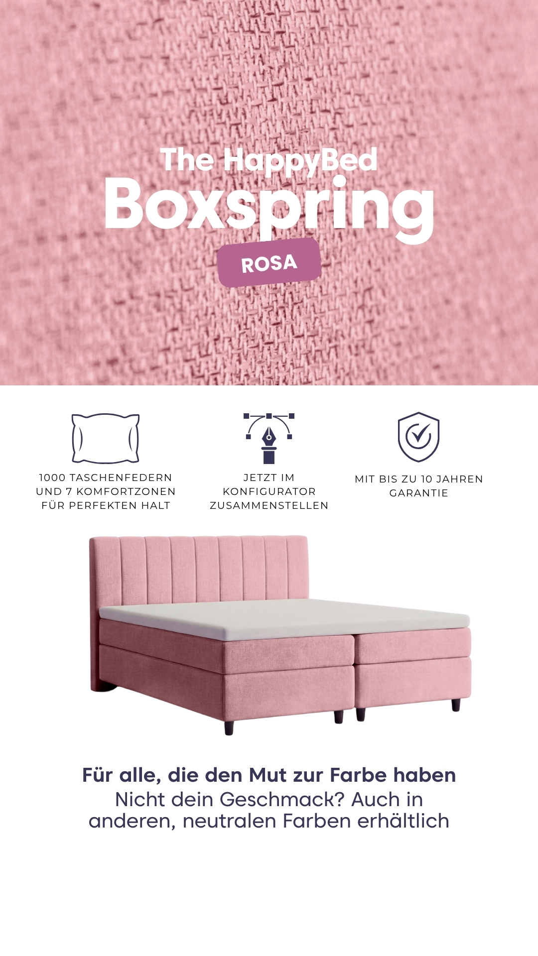 Thehappybed.de Facebook ad