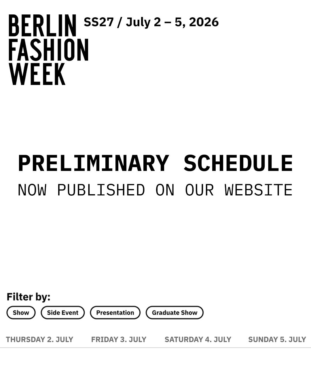 Berlin Fashion Week Facebook ad