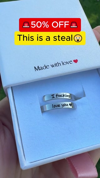Hope Rings Facebook ad: I F♡cking Love You Ring