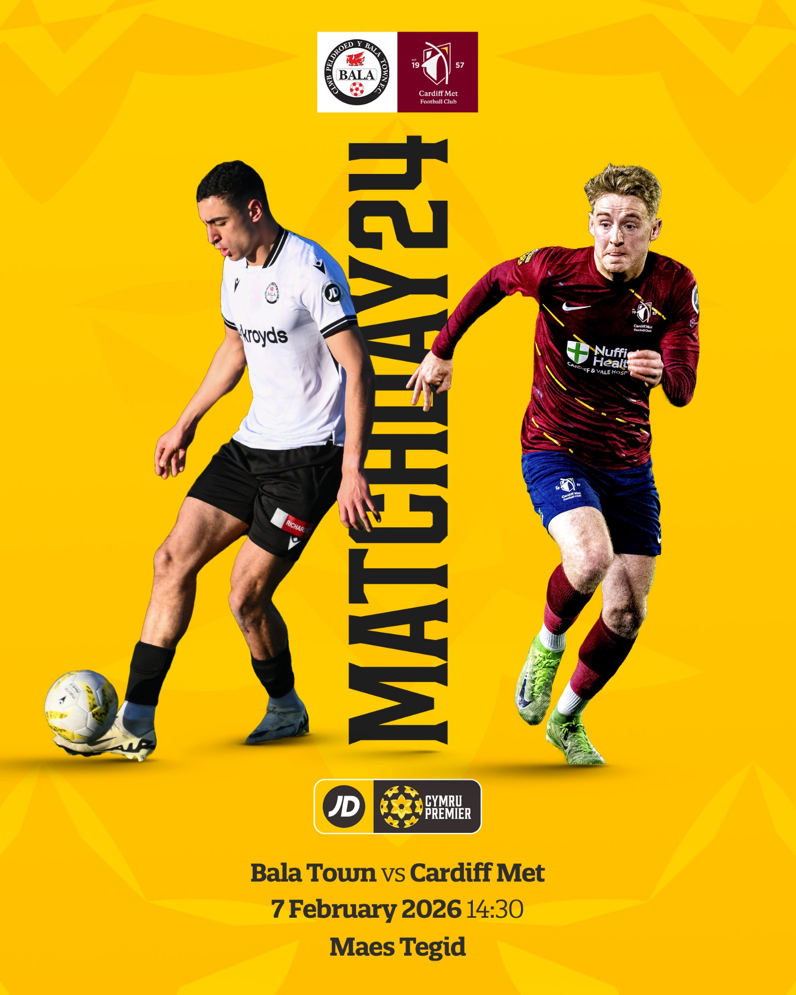 JD Cymru Leagues Facebook ad