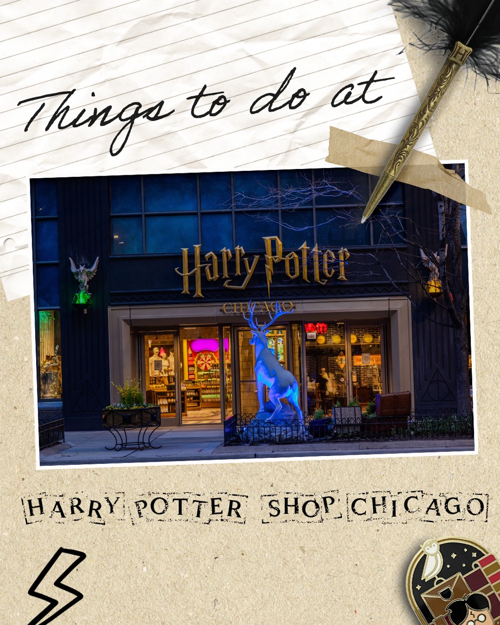 The Harry Potter Shop Facebook ad
