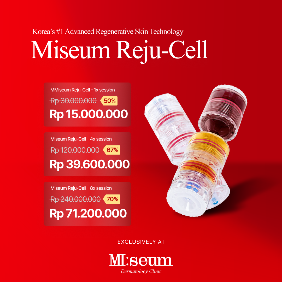 MiseumClinic.id Facebook ad: Aging Doesn't Start with Wrinkles