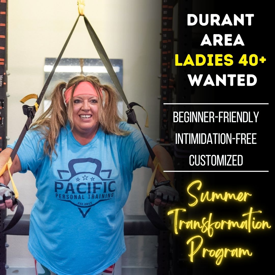 Pacific Personal Training Facebook ad: Get StrongHER This Summer!