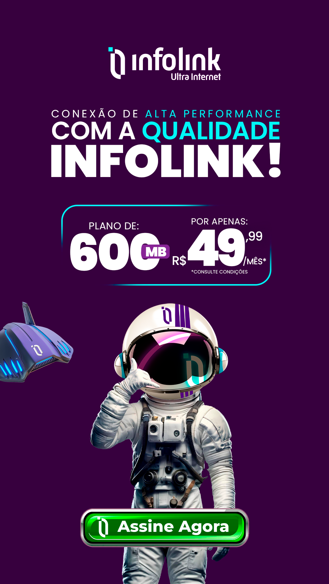 Infolink Telecom Facebook ad from May 19, 2026