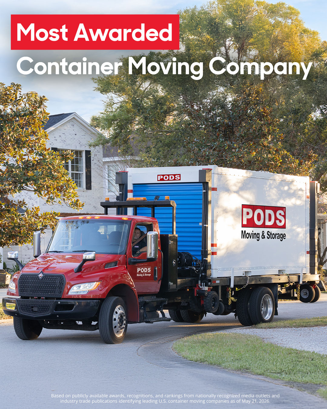 PODS Moving & Storage Facebook ad