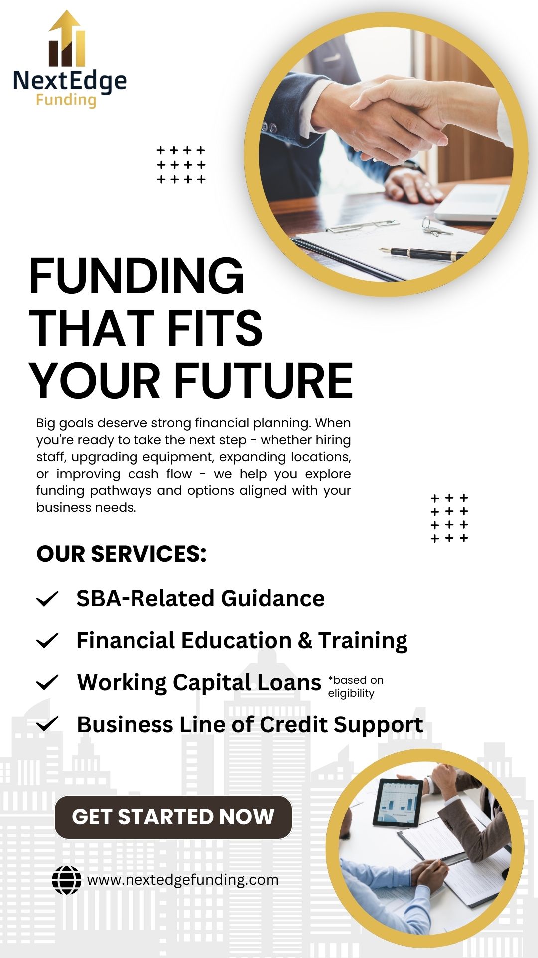 Next Edge Funding Facebook ad from Jan 14, 2026