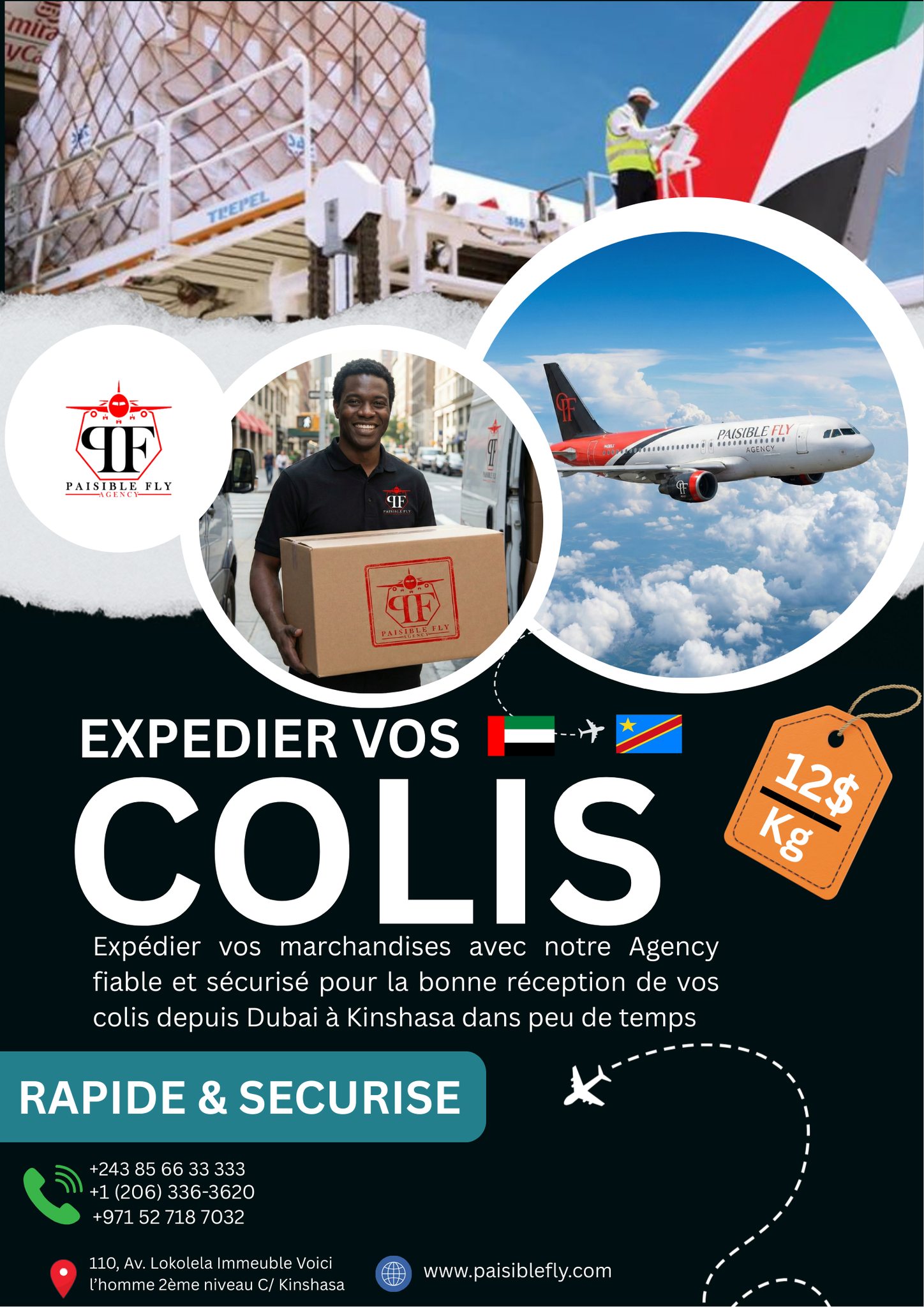 ๐ฃ๐ฎ๐ถ๐๐ถ๐ฏ๐น๐ฒ ๐๐น๐ -๐๐ด๐ฒ๐ป๐ฐ๐ Facebook ad: Expรฉdier vos Colis de Dubaรฏ ร Kinshasa rapideโฆ
