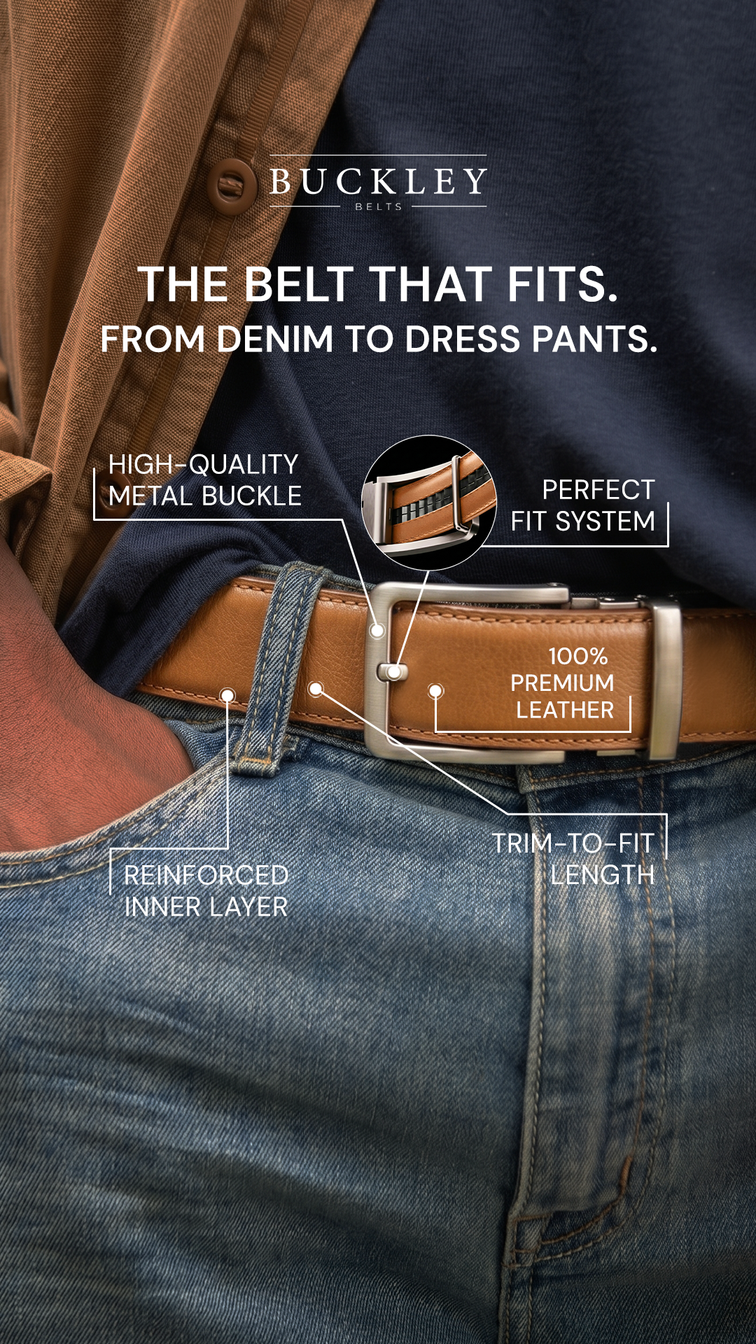 Buckley Belts Facebook ad