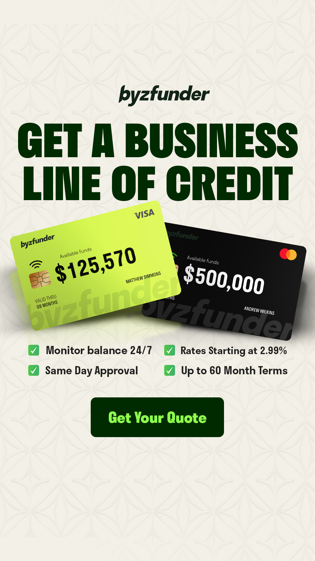 ByzFunder Facebook ad