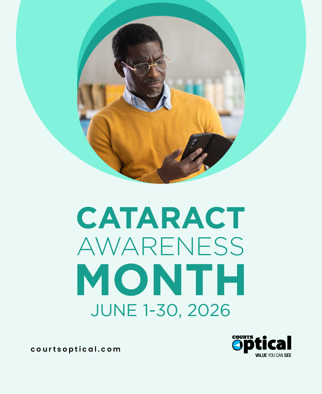 Courts Optical Antigua Facebook ad