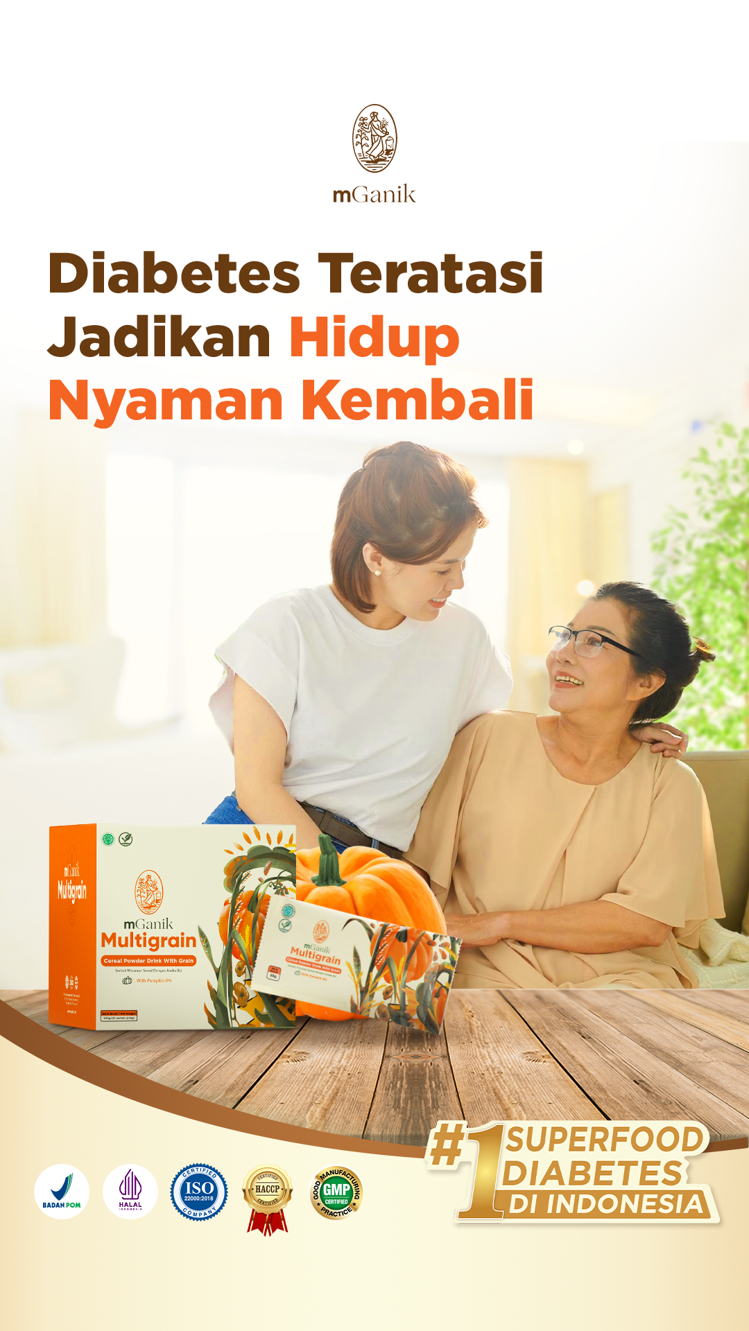 mGanik Superfood Solusi Diabetes Facebook ad