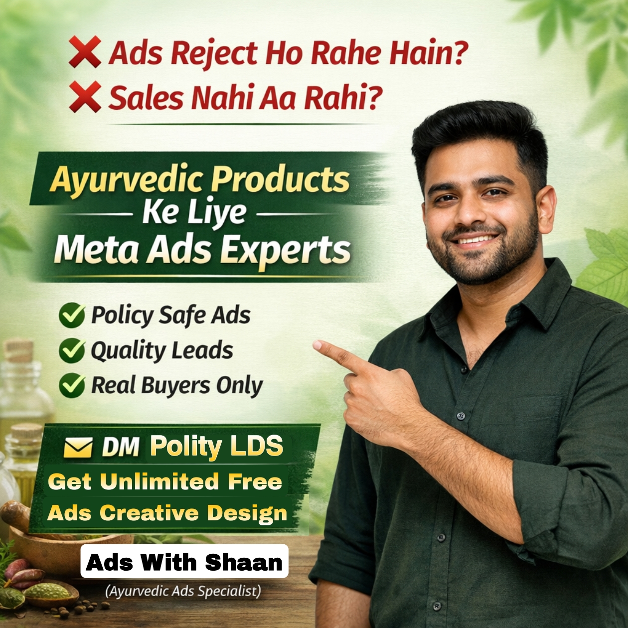 Polity LDS Facebook ad: 5+ years experience Daily tracking & weekly reports Full…