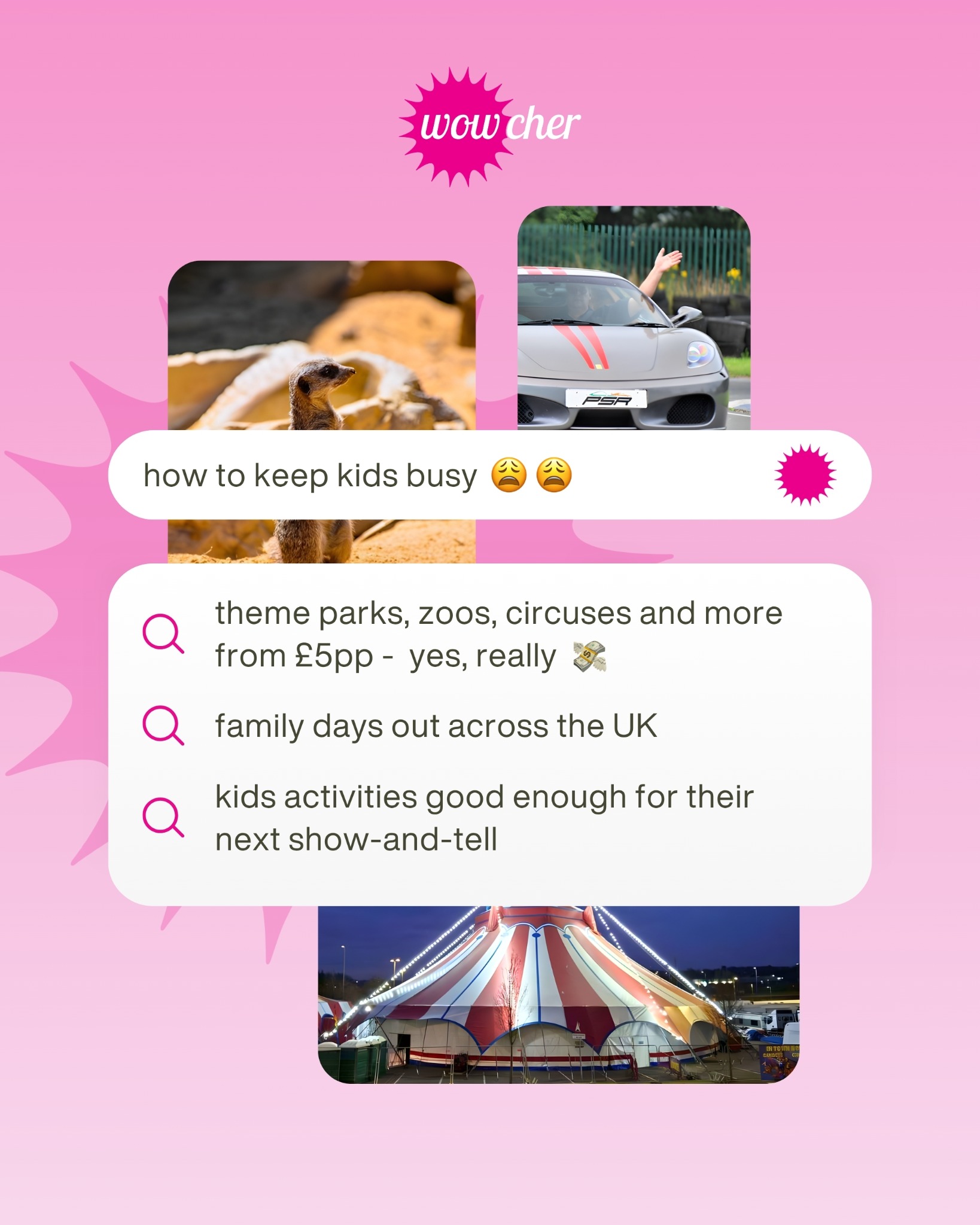 Wowcher Facebook ad