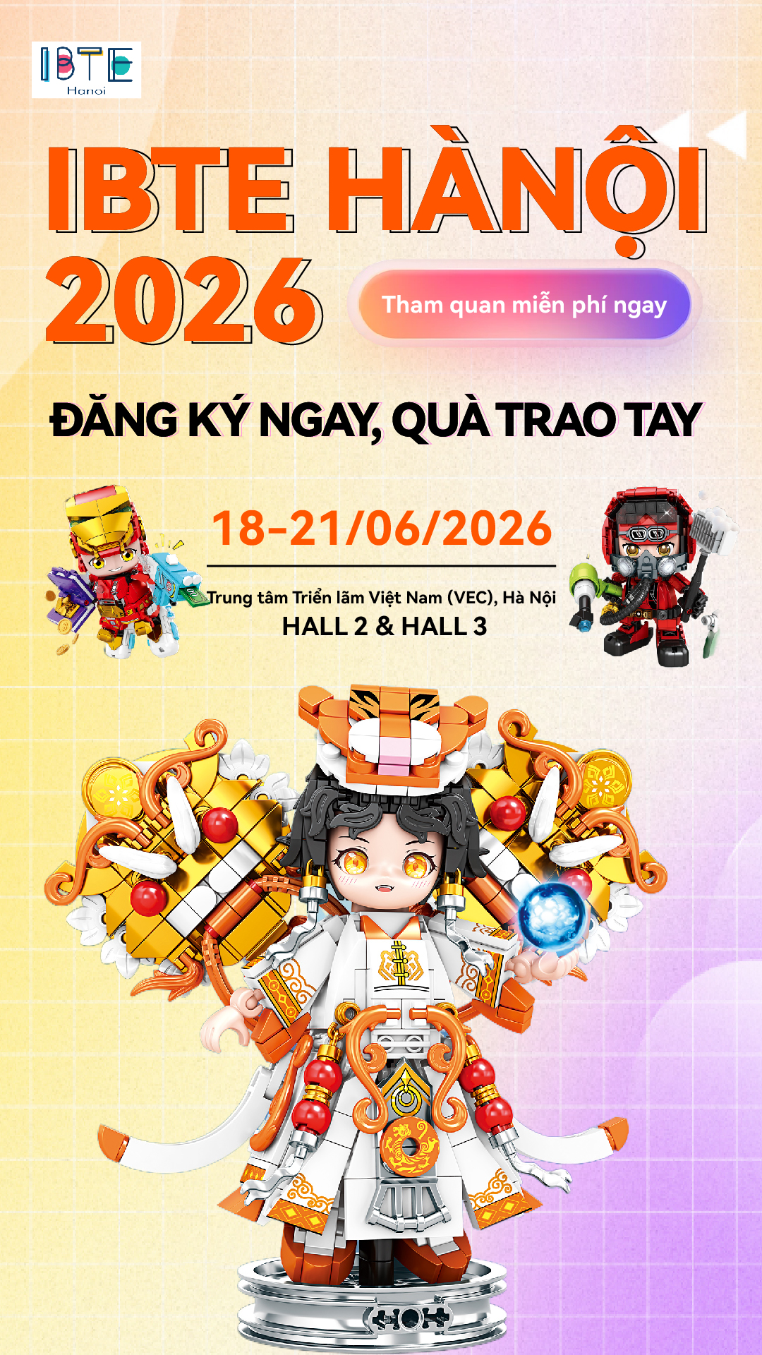 IBTE - Triển lãm Quốc tế Sản phẩm & Đồ chơi Trẻ em Việt Nam Facebook ad from May 15, 2026