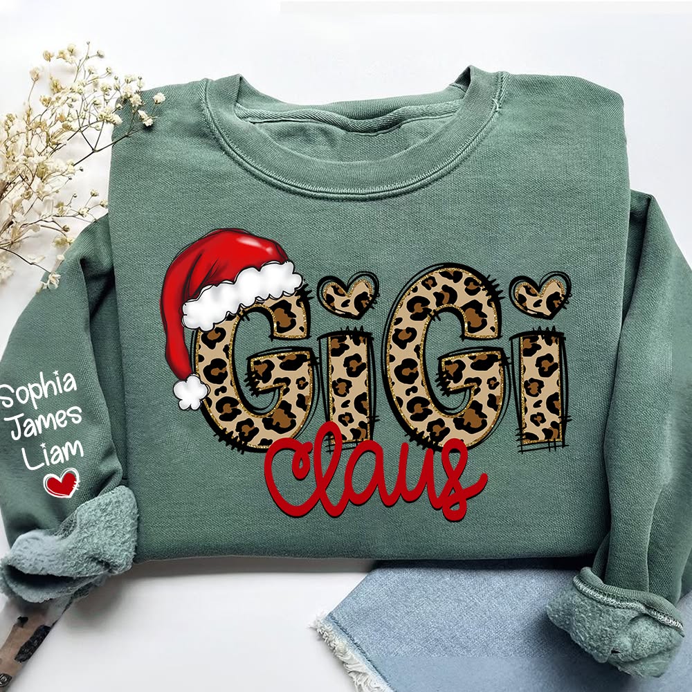 Giantbighands - Embroidered Gifts Facebook ad: Personalized GiGi Claus Christmas Sweatshirt With…