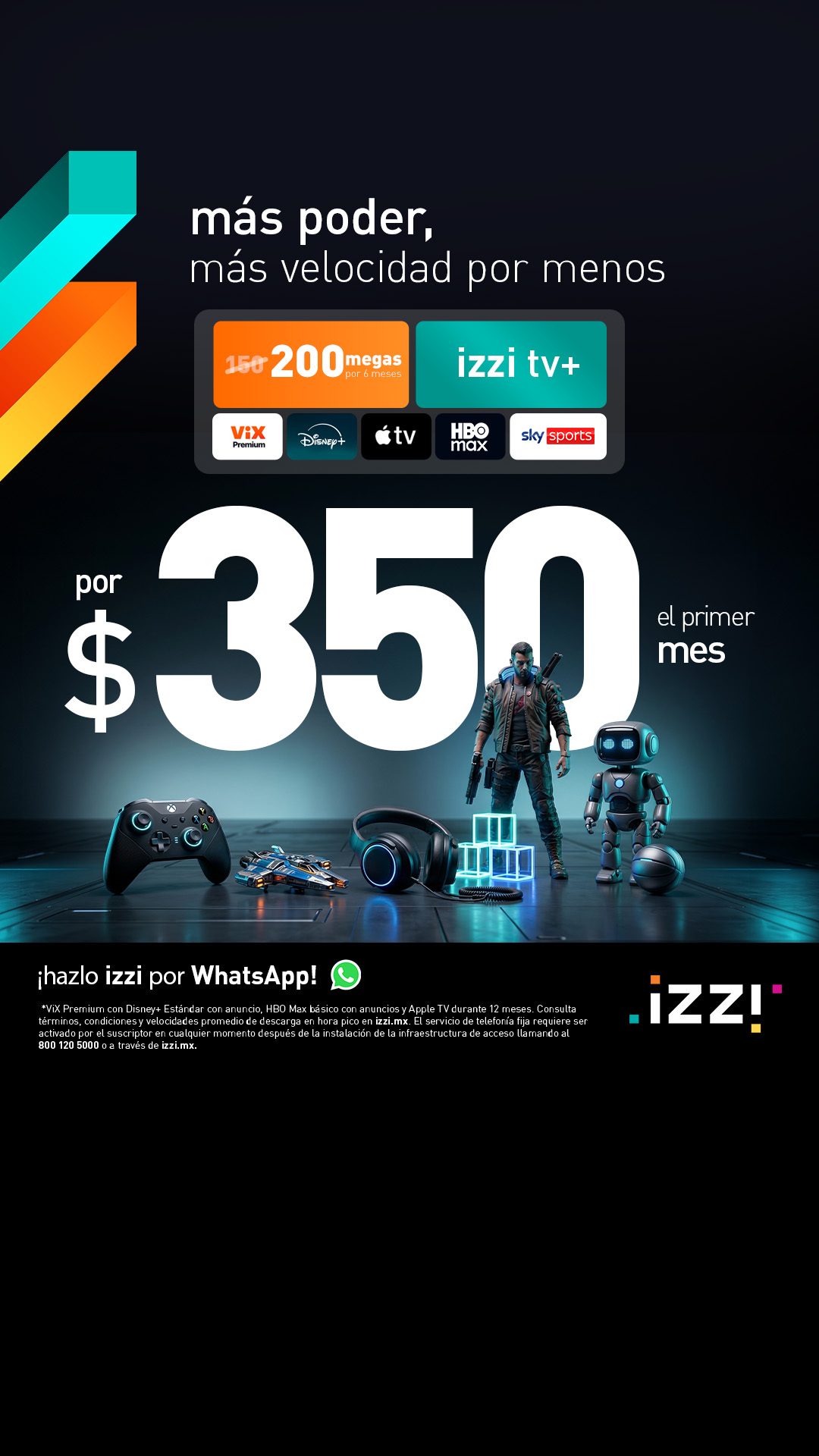 izzi telecom Facebook ad