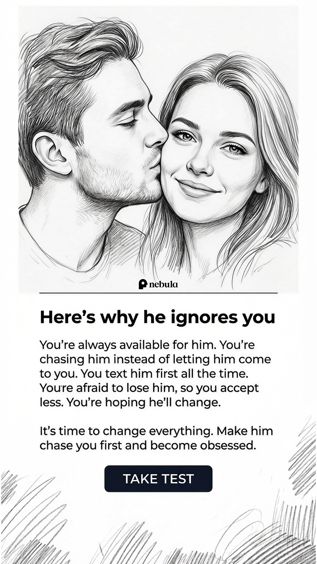 Nebula: Attract True Love Facebook ad: Attract Your Person
