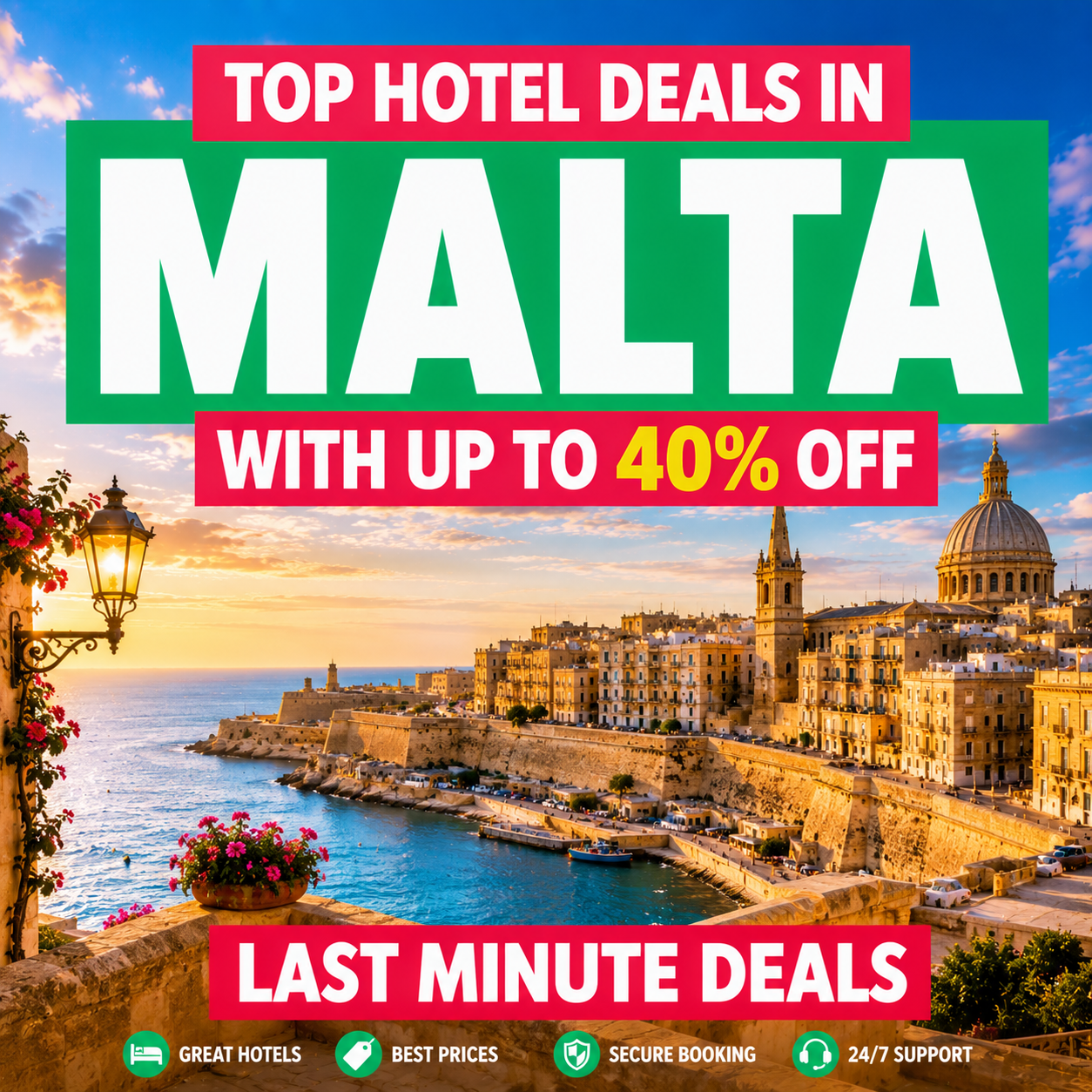 Hotel Direct Search Facebook ad: Compare Hotel Prices in Any Destination