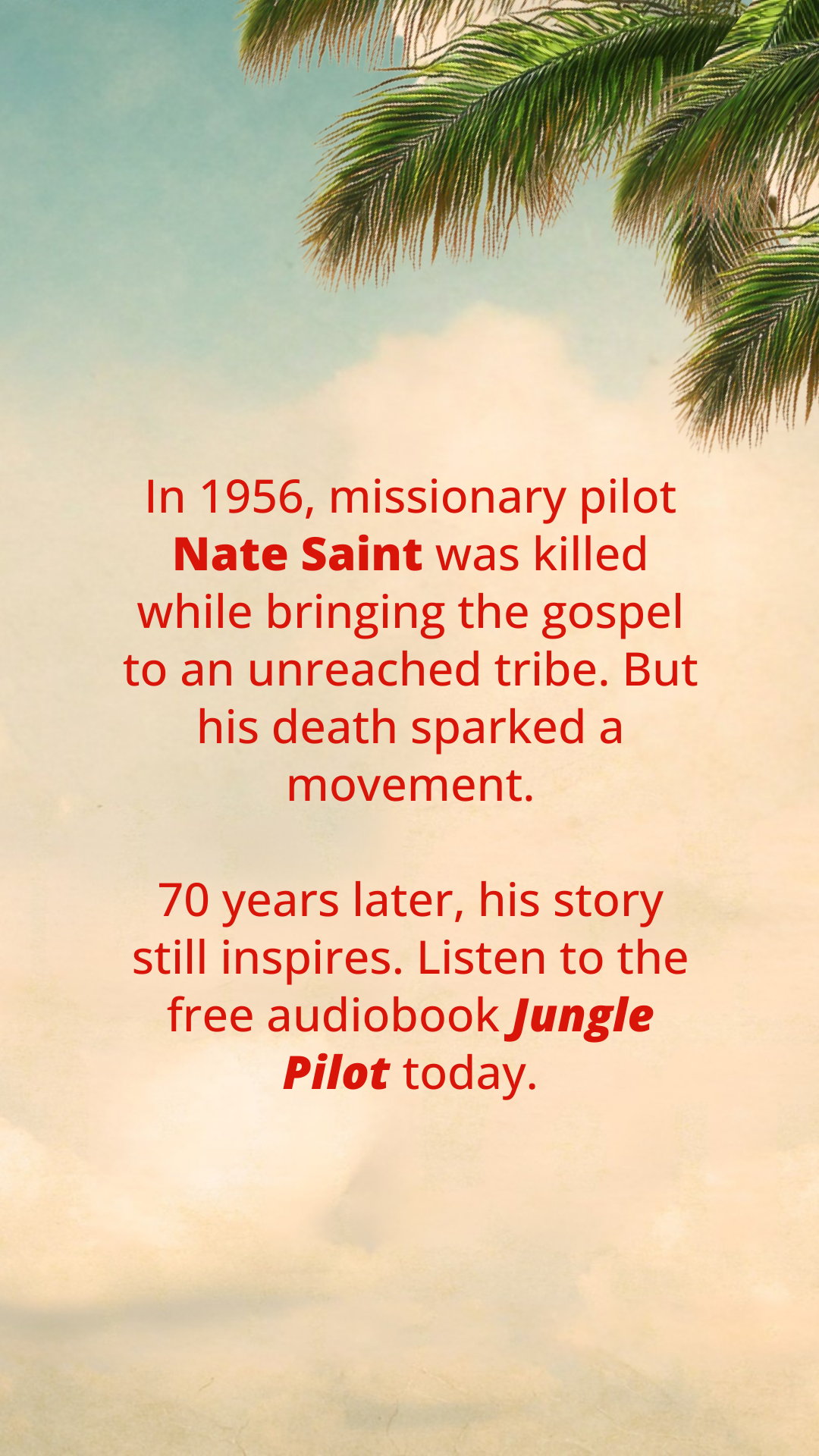 Mission Aviation Fellowship Facebook ad