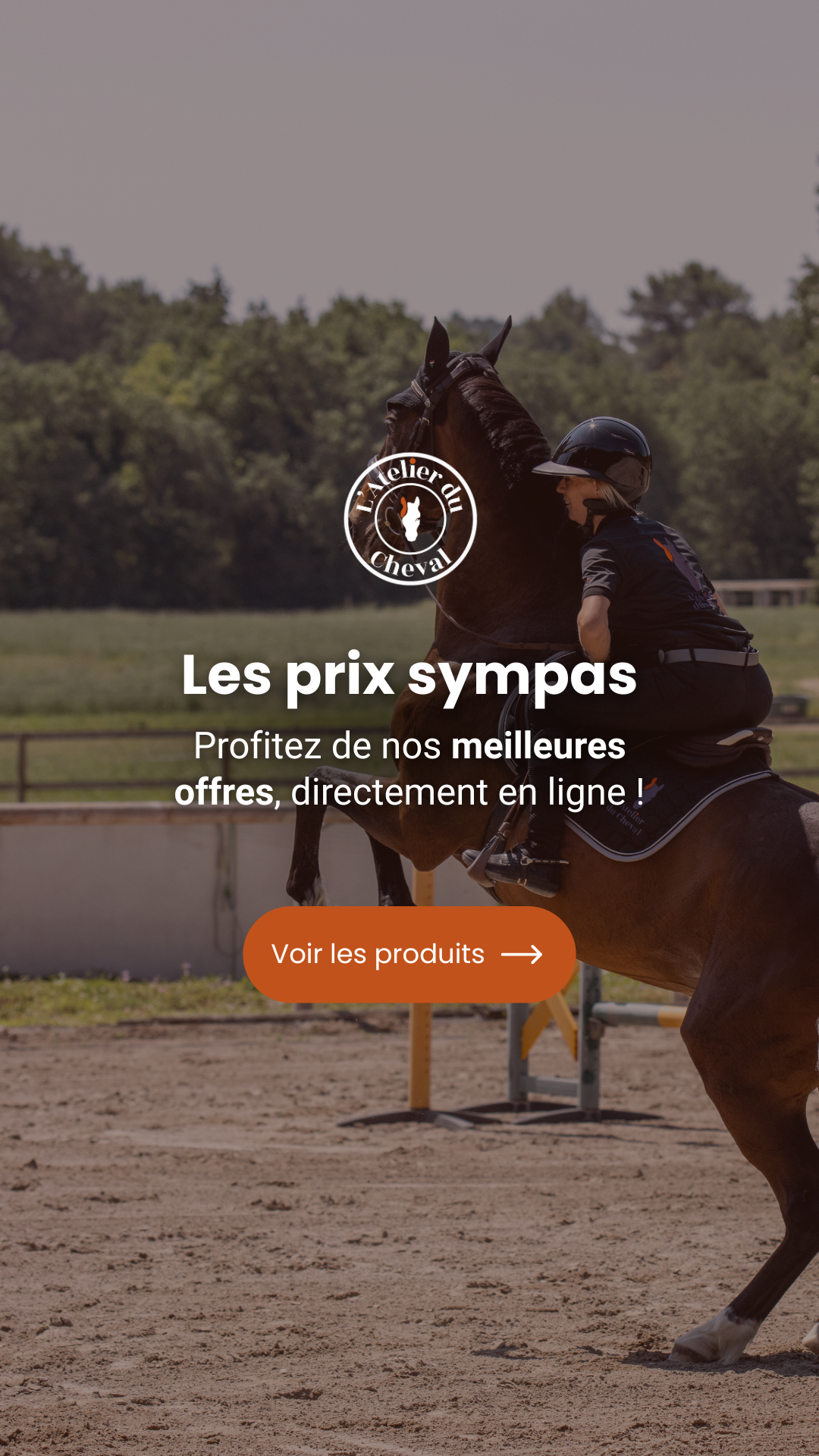 Sellerie L'Atelier du Cheval Facebook ad from Sep 4, 2026