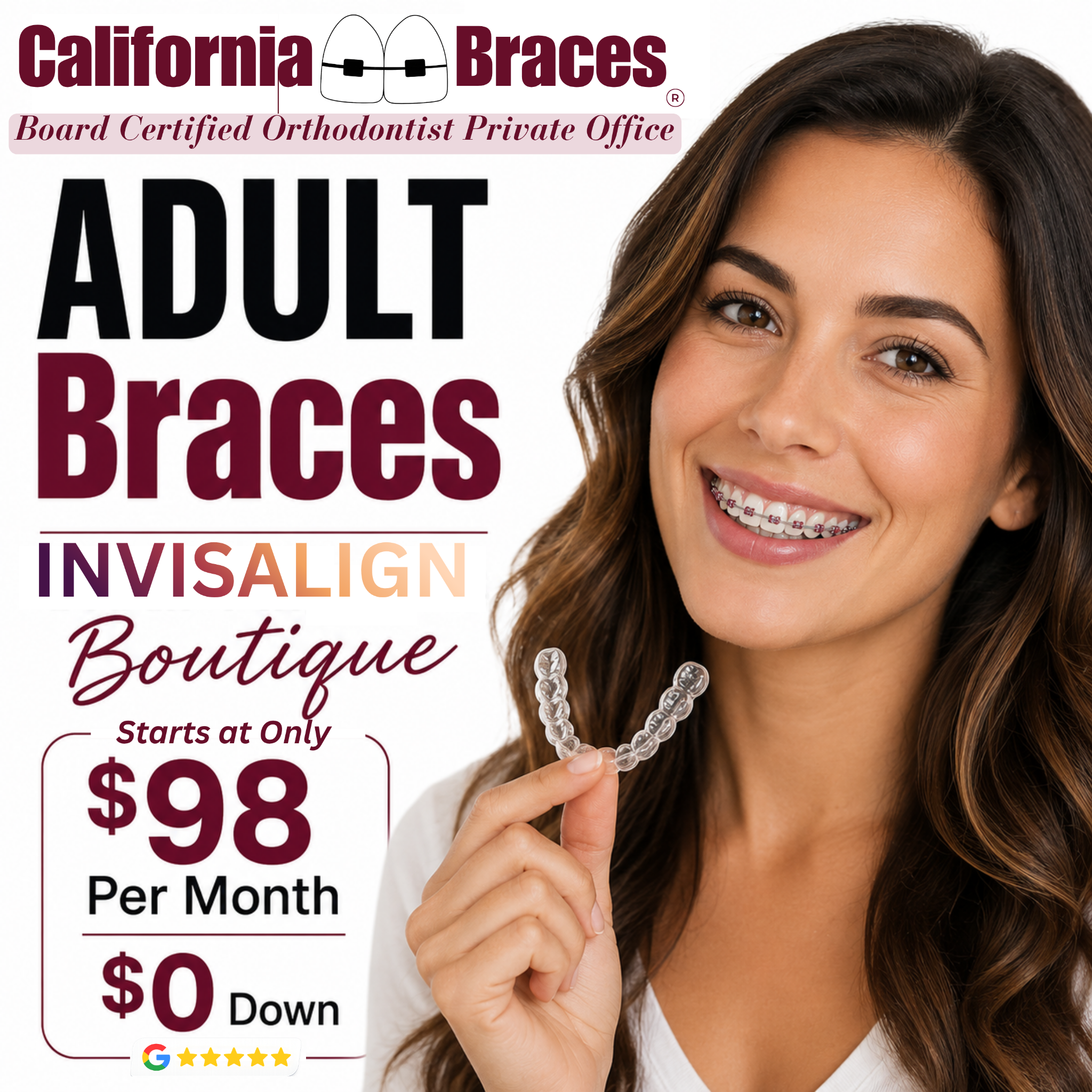 California Braces Riverside Facebook ad: Riverside & Nearby Adults: It’s Time to Finally Get the…