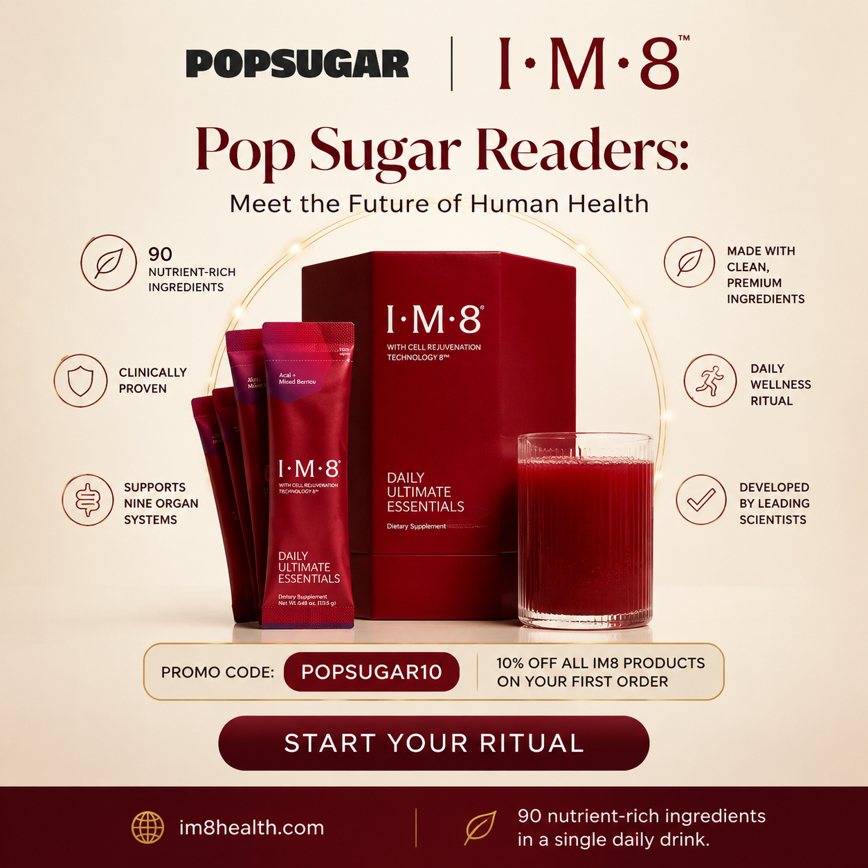 Popsugar Facebook ad