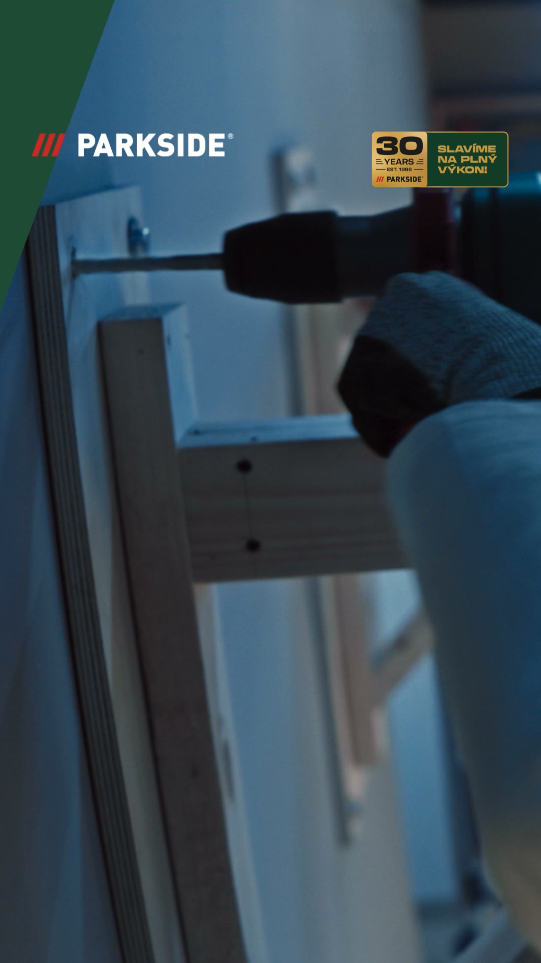 Parkside DIY Česká republika Facebook ad: Budováno už 30 let!