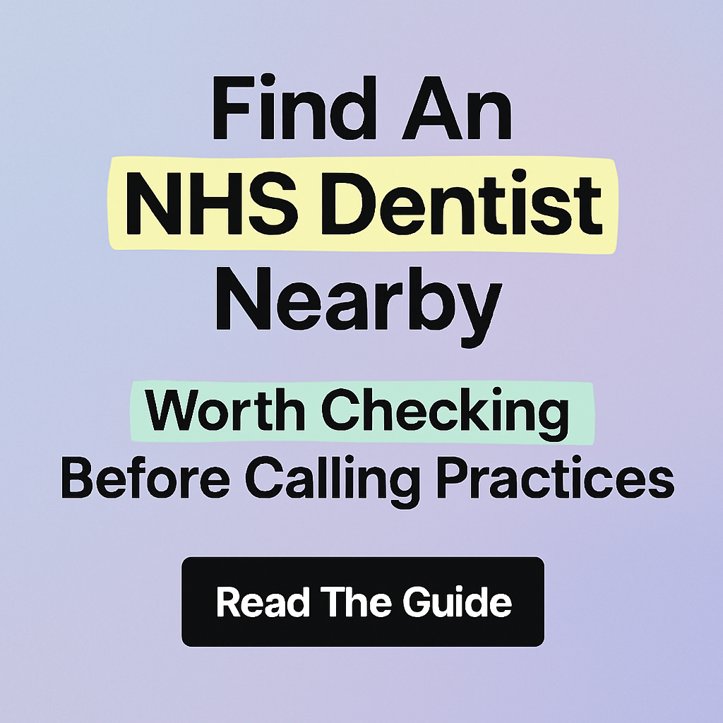 Info Queries Facebook ad: A step-by-step guide to finding NHS dentists taking on new…