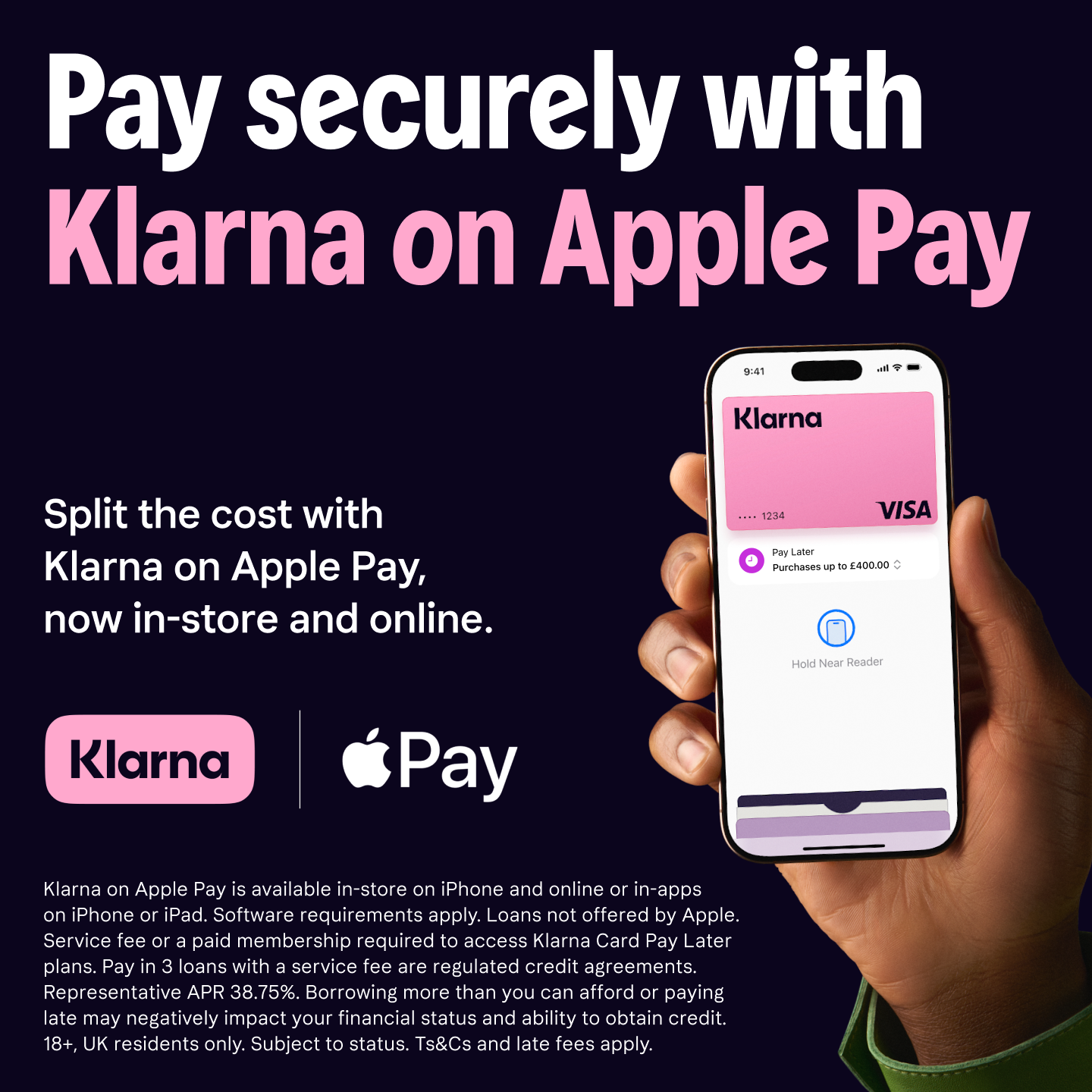 Klarna Facebook ad