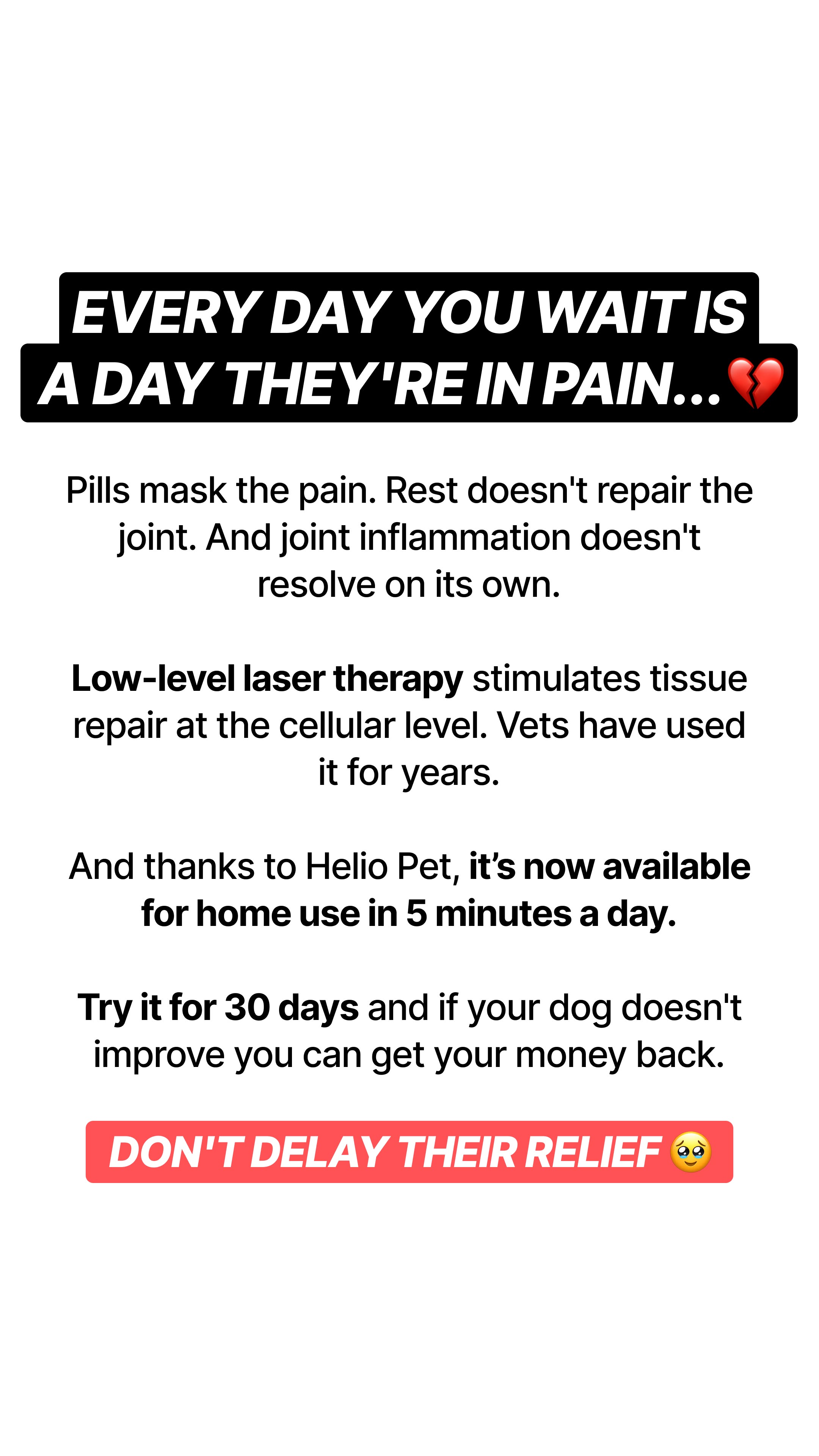 Helio Pet Facebook ad