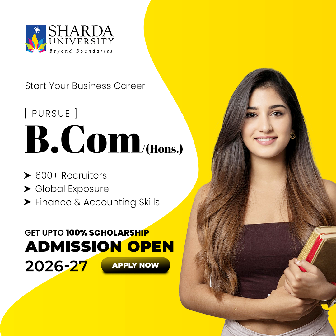 Sharda University Facebook ad
