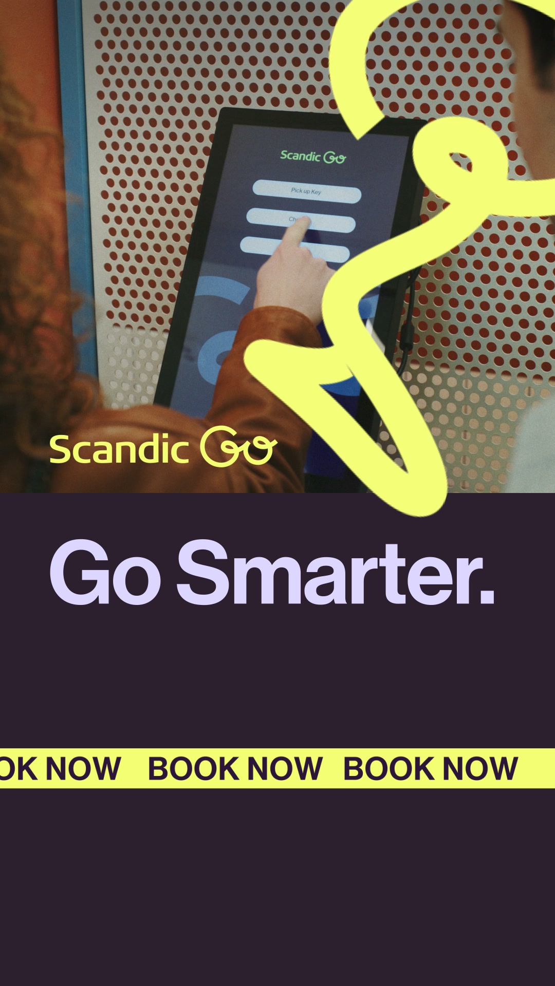 Scandic Go Facebook ad: Start your Turku adventure at Scandic Go.