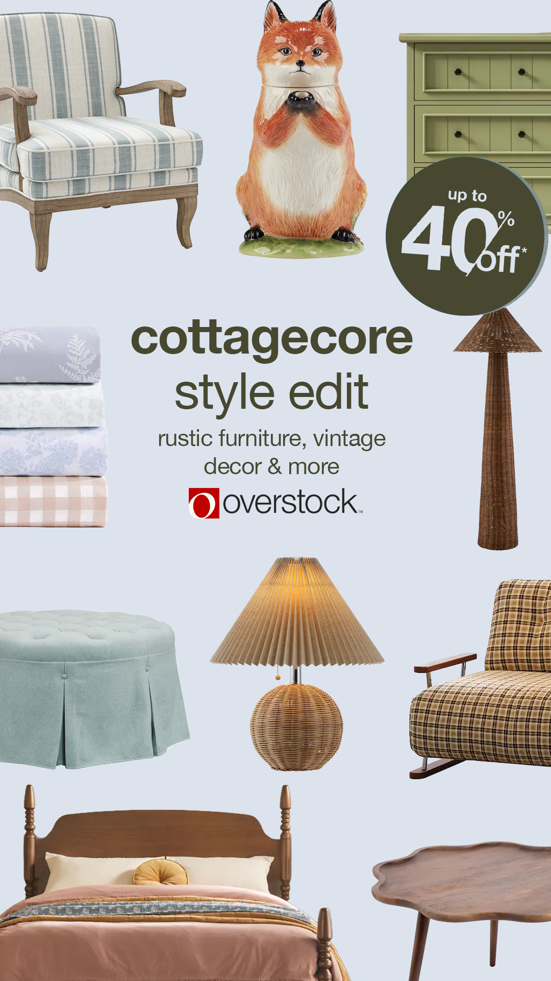 Overstock Facebook ad