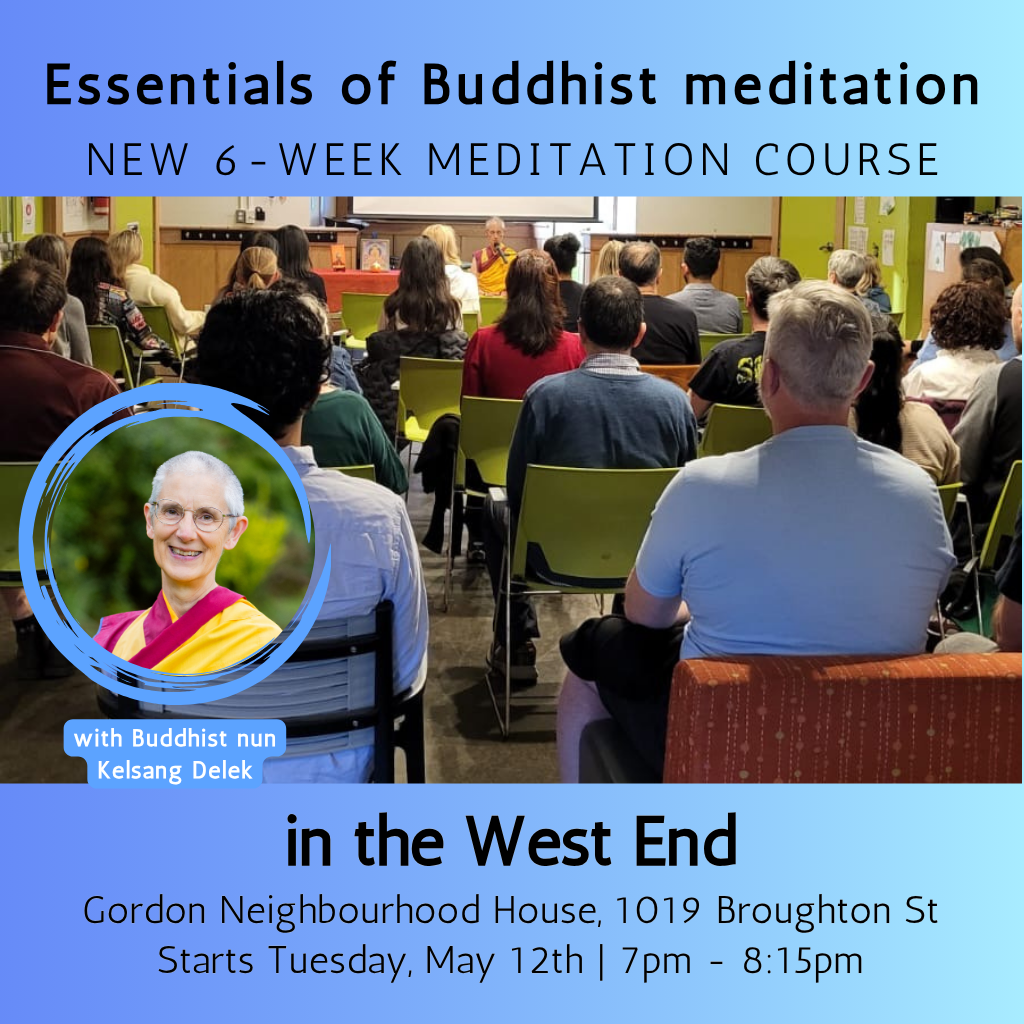 Kadampa Meditation Centre Vancouver Facebook ad from Apr 23, 2026