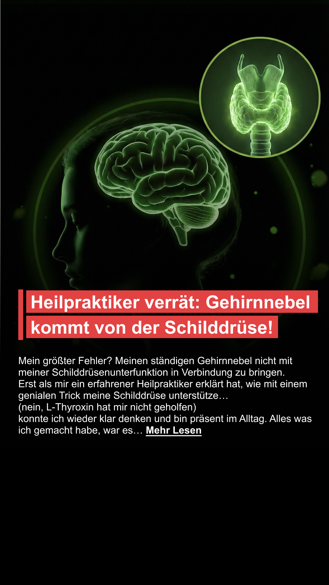 Mission Schilddrüse Facebook ad