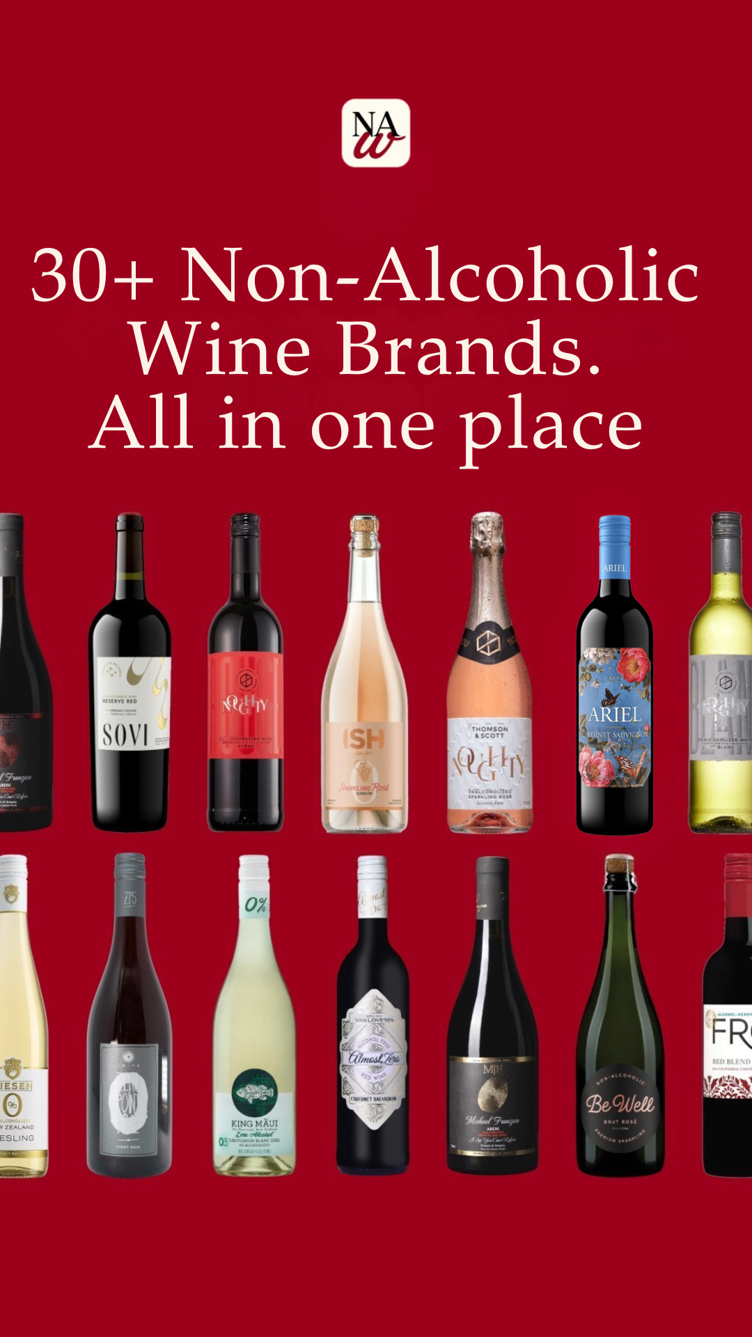 Non Alcoholic Wines Facebook ad