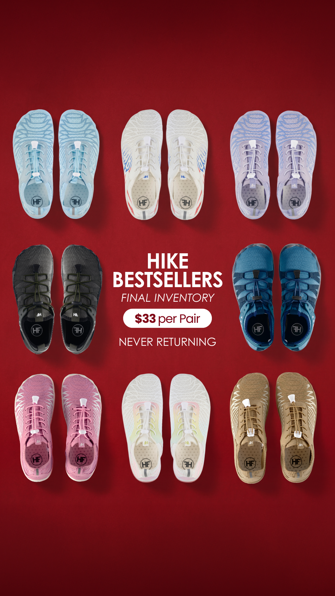 HIKE Footwear Facebook ad