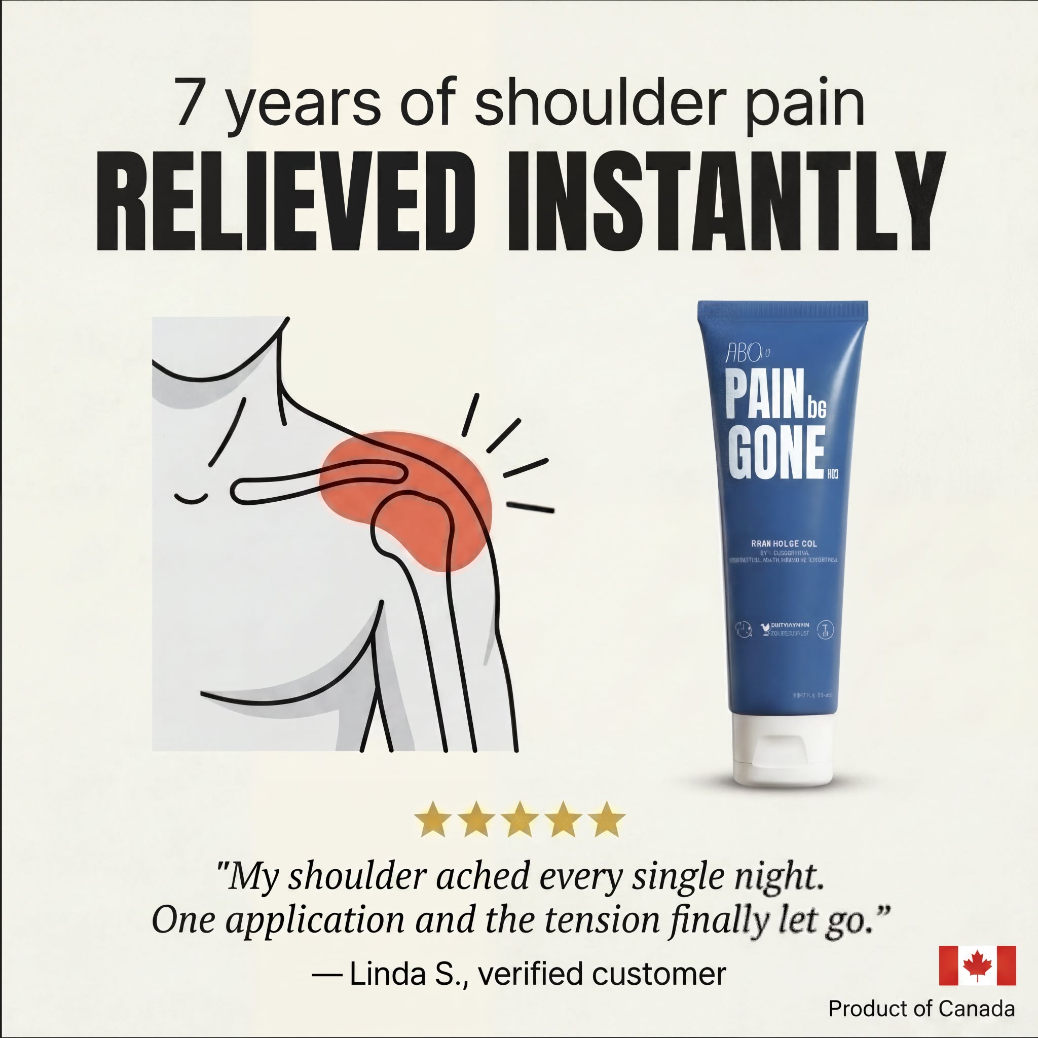 Pain Be Gone Pro Facebook ad