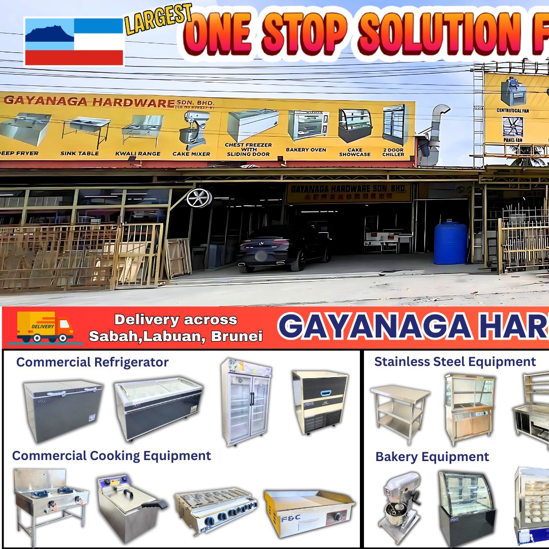 Gayanaga Commercial Kitchen/Bakery Equipment Facebook ad