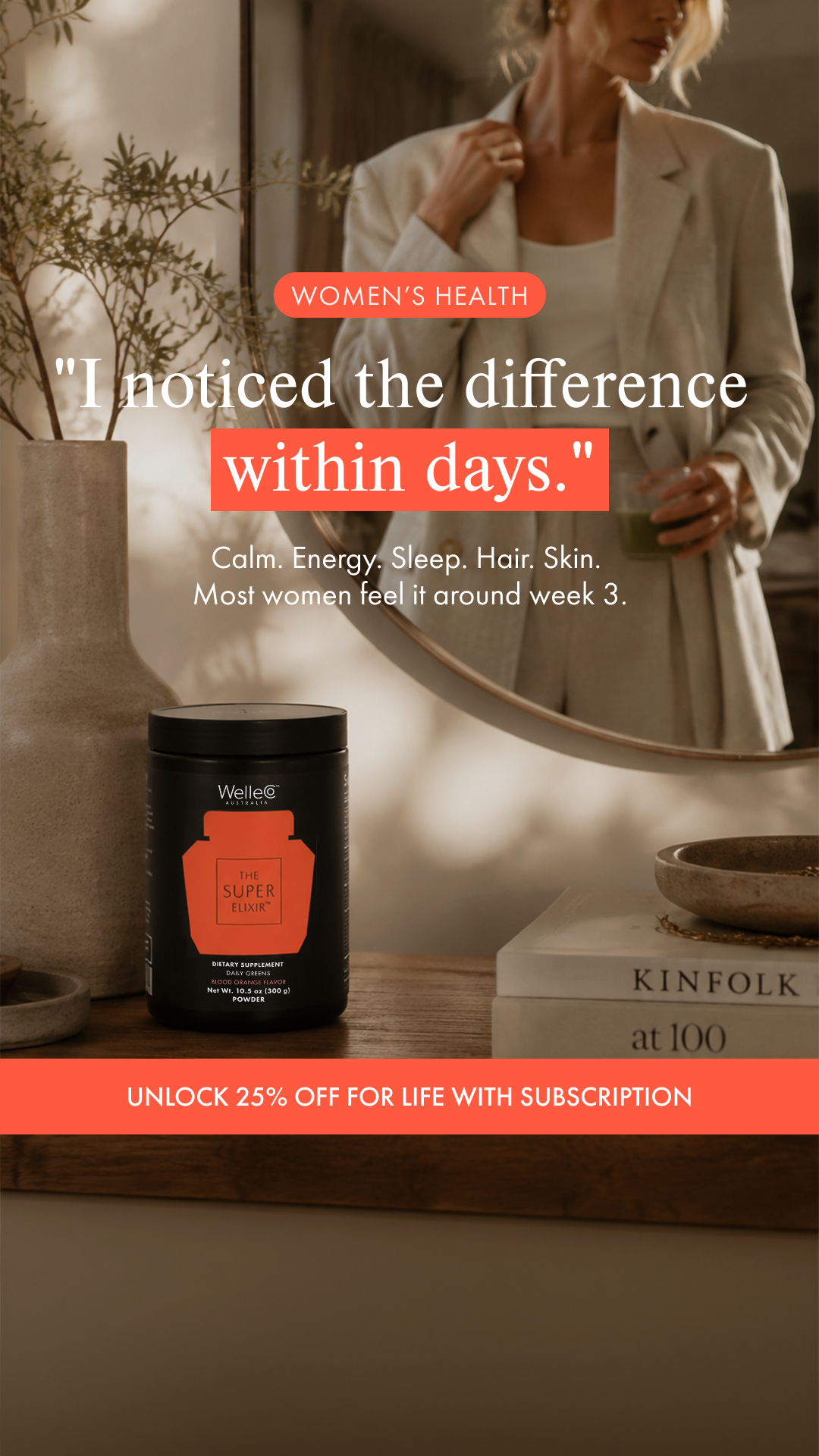 WelleCo Facebook ad