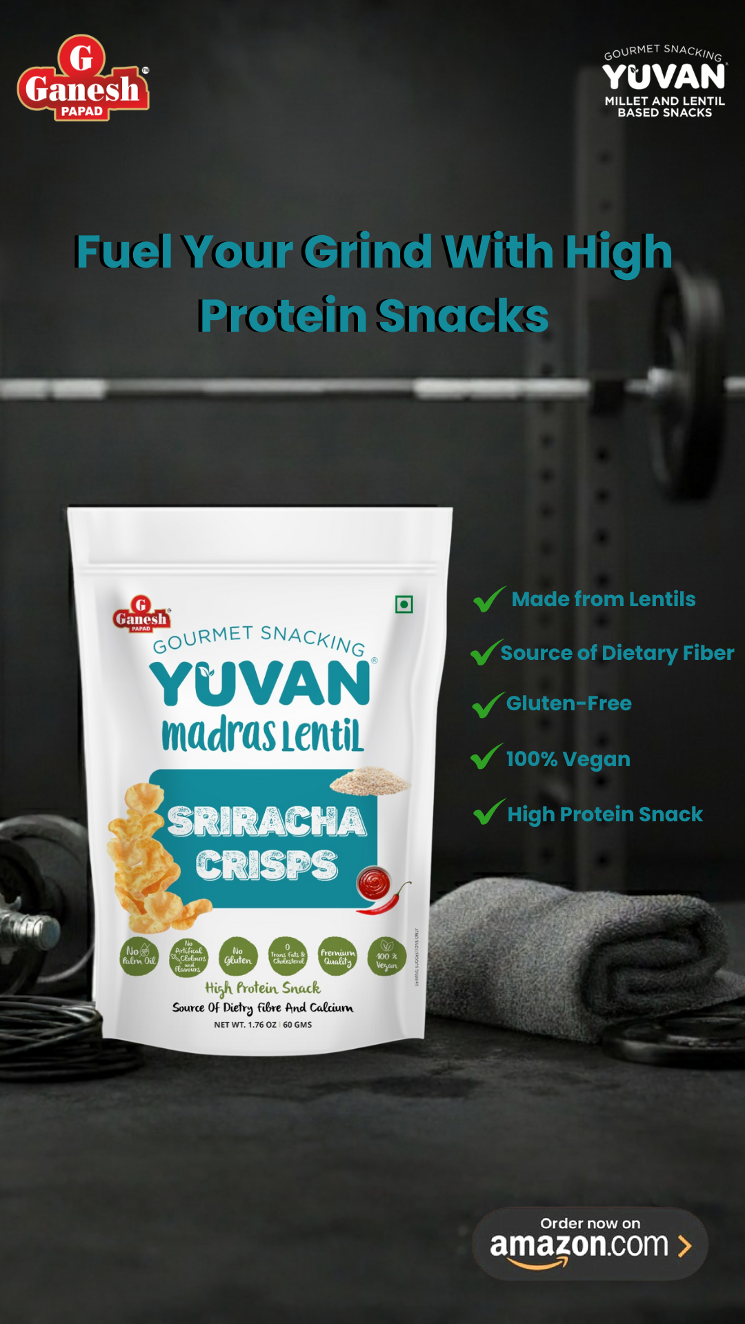 Yuvan Gourmet Snacking Facebook ad
