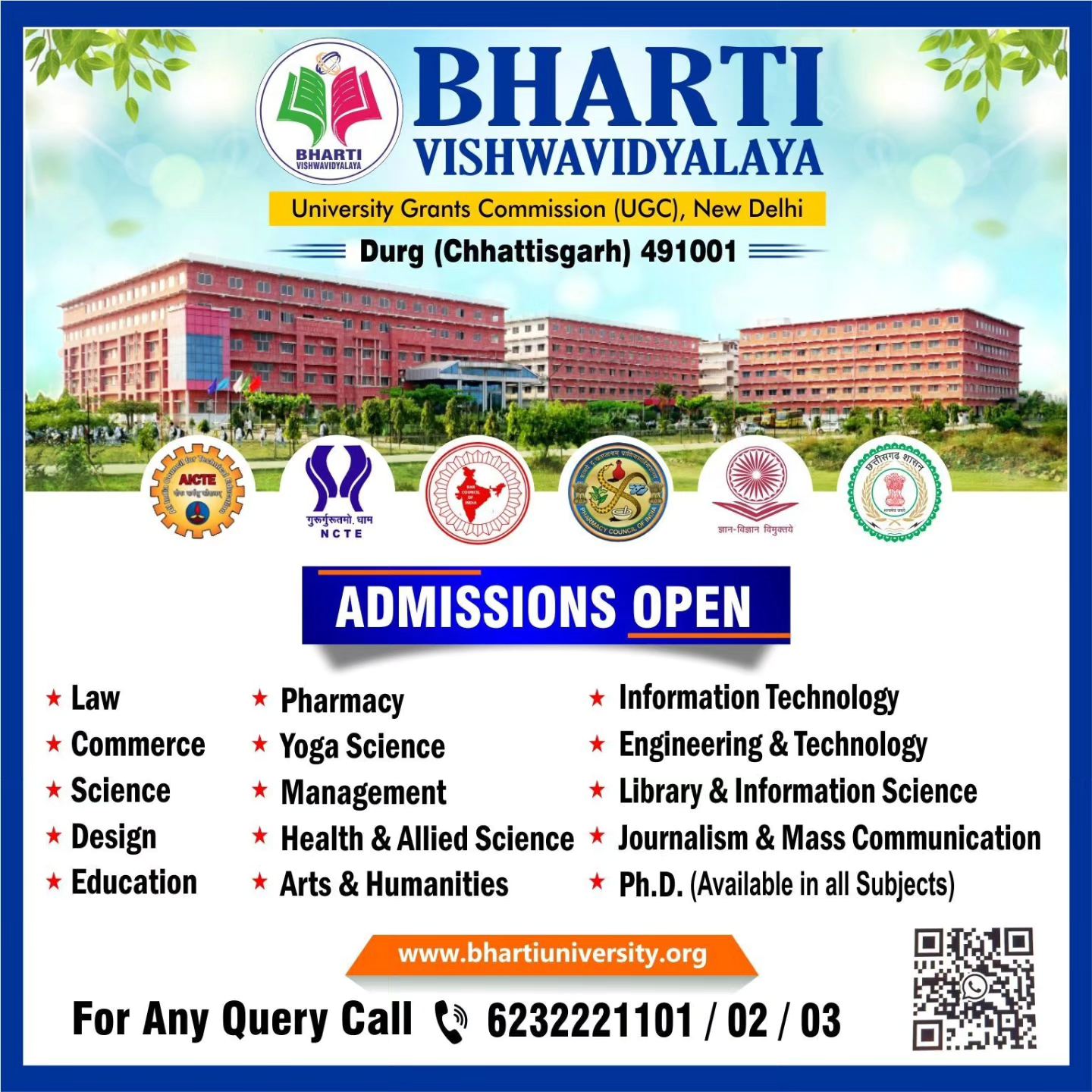 Bharti Vishwavidyalaya Facebook ad