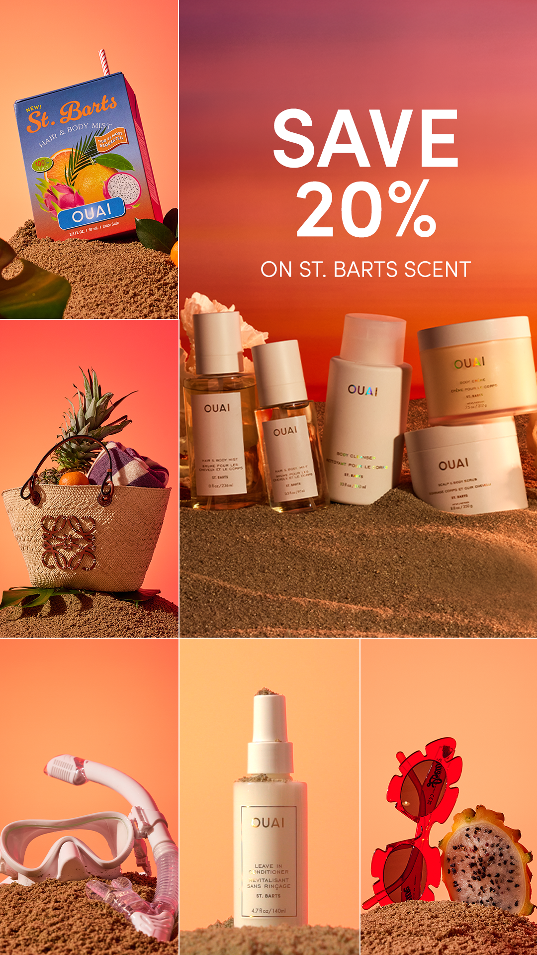 OUAI Facebook ad